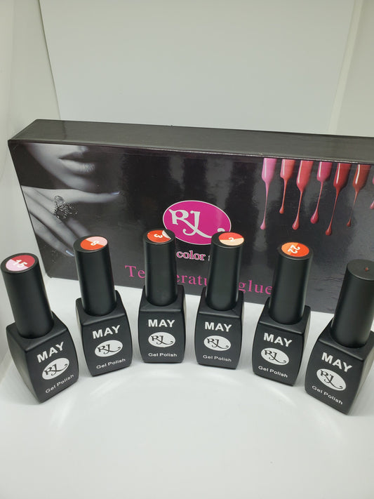 Heat Changing Color Gels