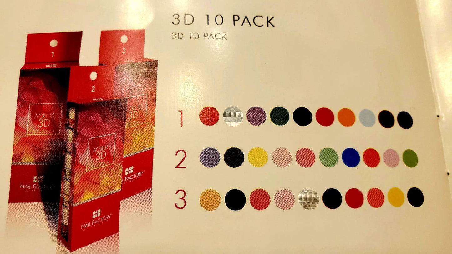 3D Acrylic Collection Nail Factory