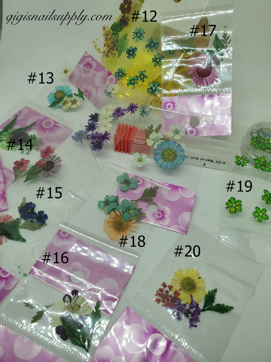 Dry Flowers to Encapsulate