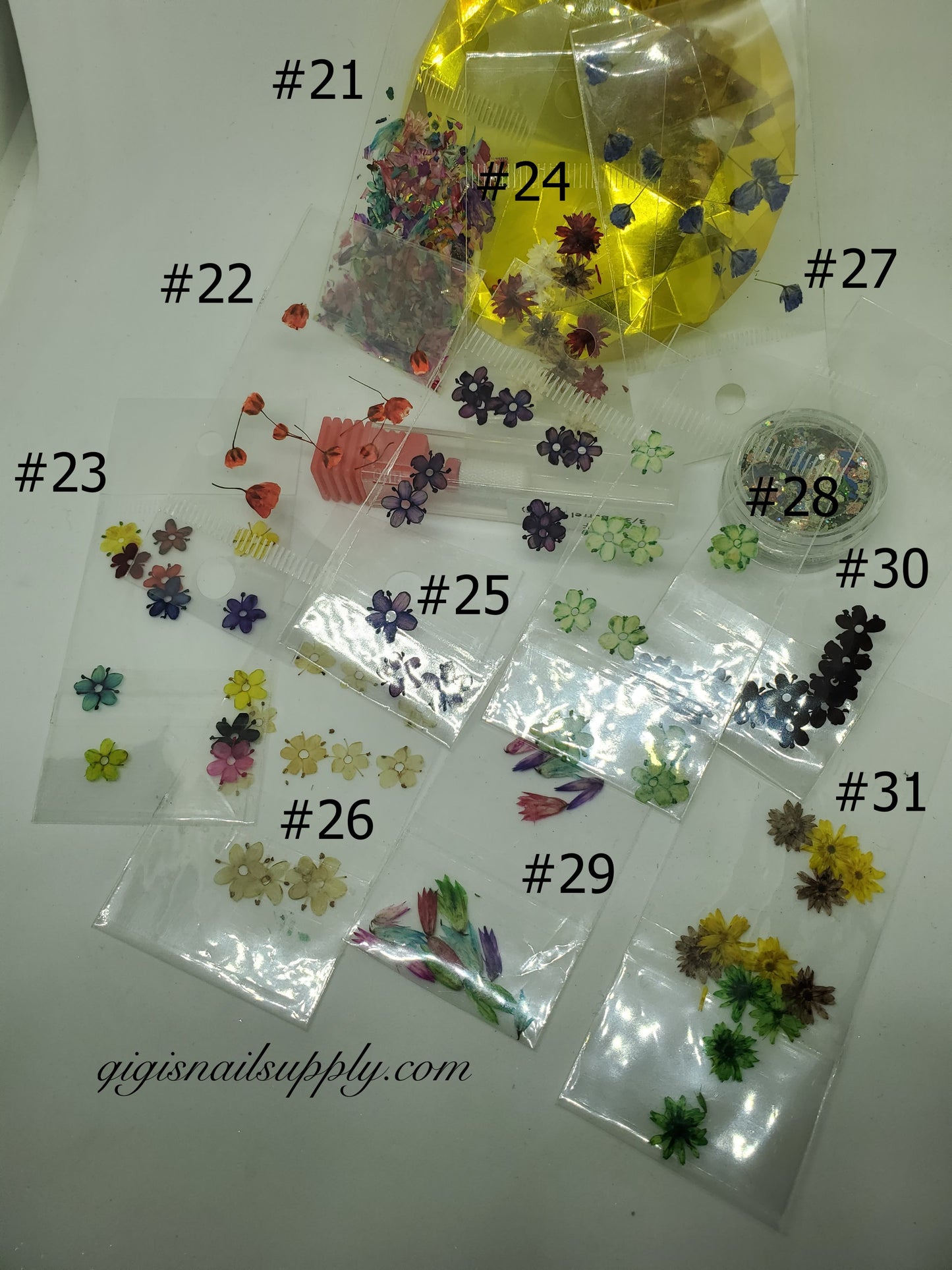 Dry Flowers to Encapsulate