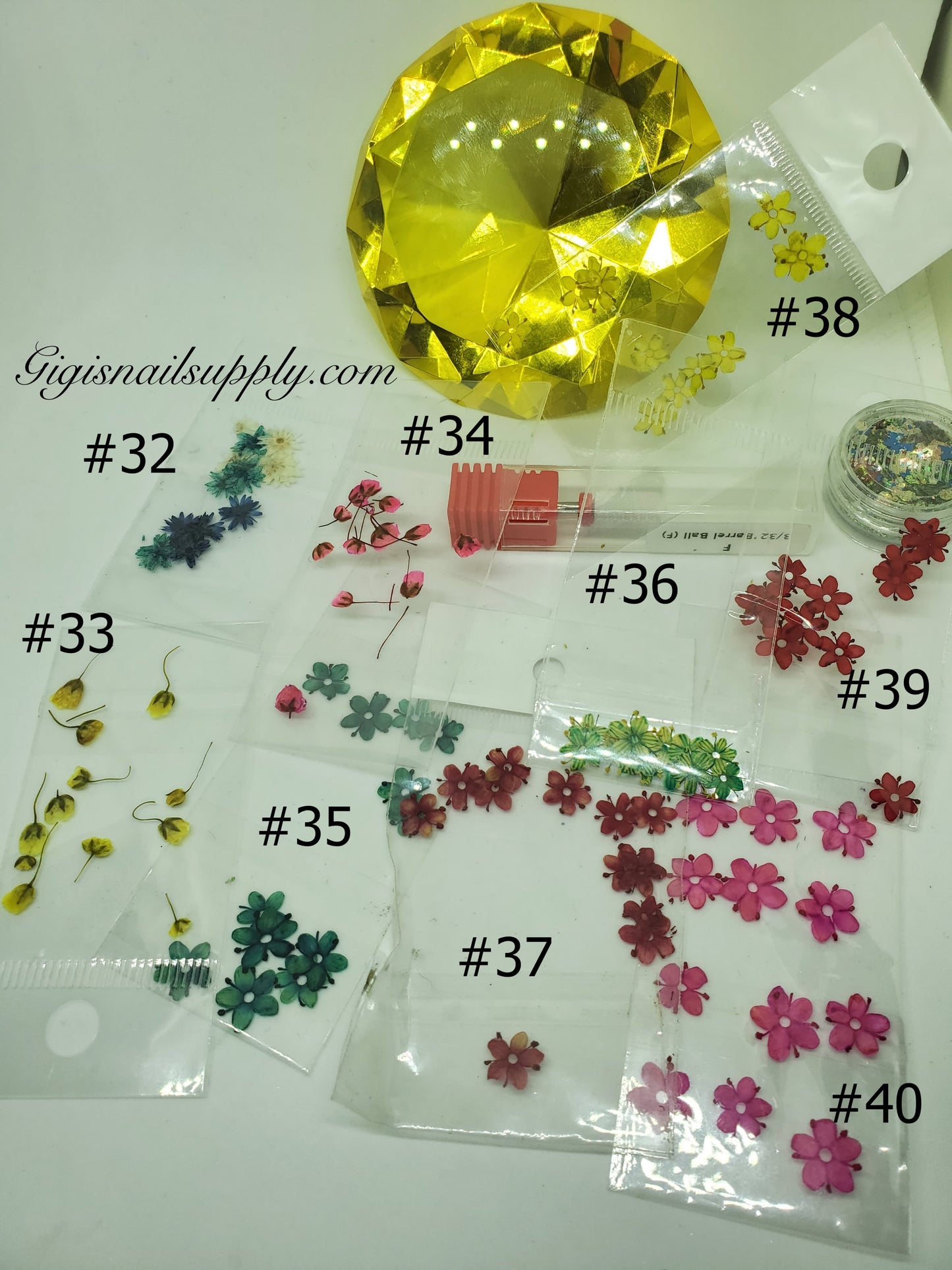 Dry Flowers to Encapsulate